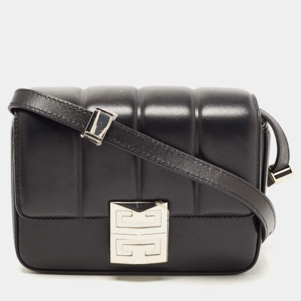 Givenchy 4G Quilted Flap crossbody (Black)